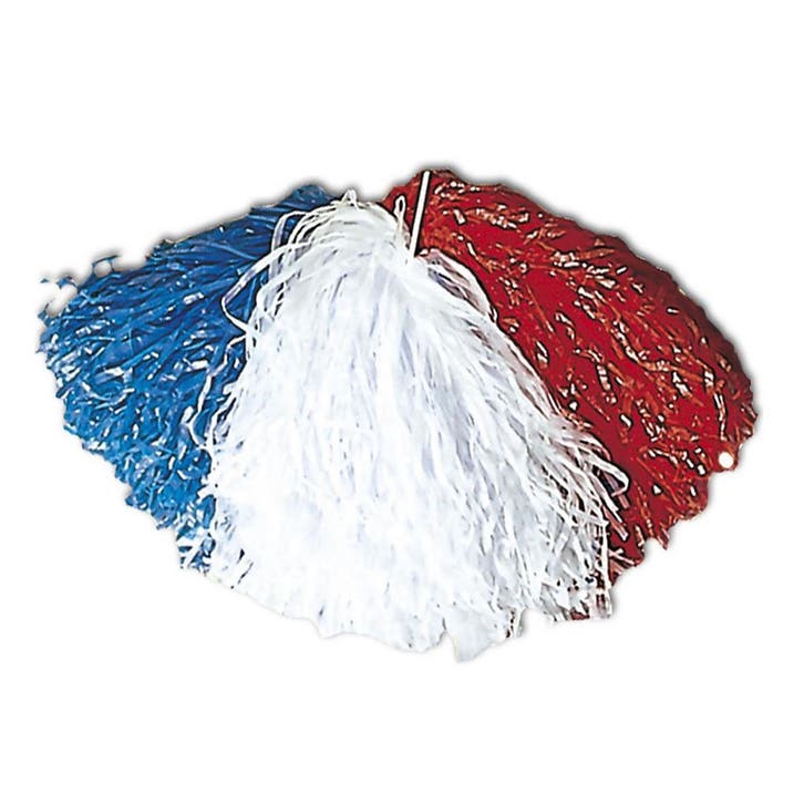 Cheerleader Pompom Rood Wit Blauw, Hobby en Vrije tijd, Feestartikelen, Nieuw, Verzenden