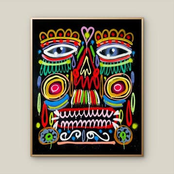 Nuno Barbedo (1983) - Tribal feelings (XL Size Painting)