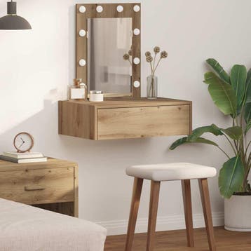 vidaXL Kaptafel Bruin 60 x 40 x 70 cm Bewerkt hout, Verzenden