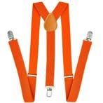 Fako Fashion - Bretels - Effen - 100cm - Fluo Oranje, Verzenden