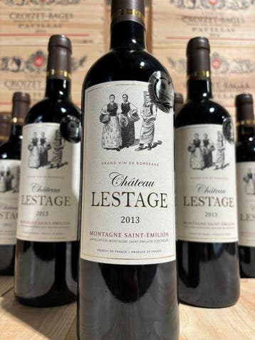 2013 Château Lestage - Saint-Émilion - 12 Bouteilles (0,75, Nieuw