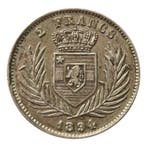 Belgisch-Congo. 2 Francos Leopoldo II 1894 Estado Libre del