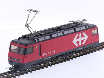 Schaal H0m Bemo 1262404 elektrische locomotief HGe 4/4 II..., Ophalen of Verzenden, Zo goed als nieuw, Gelijkstroom, Locomotief