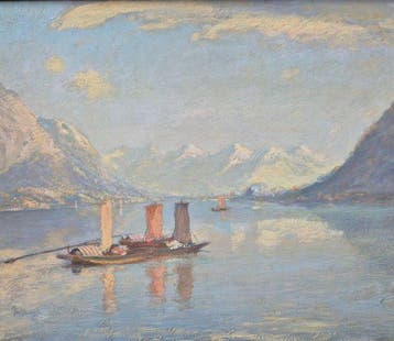 David Murray (1849–1933), Toegeschreven aan - Segelboote auf