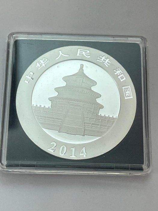 China. 10 Yuan 2014 Panda, 1 oz (Zonder minimumprijs), Timbres & Monnaies, Monnaies | Europe | Monnaies non-euro