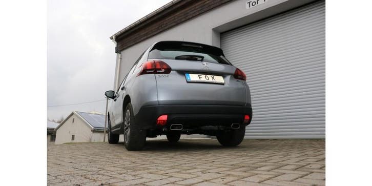 FOX Peugeot 2008 einddemper eind rechts/links - 145x65 type, Auto-onderdelen, Uitlaatsystemen, Nieuw, Verzenden