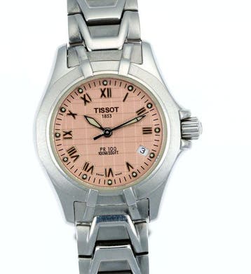 Tissot - Tissot - PR100 Salmon Dial - Sans prix de réserve, Handtassen en Accessoires, Nieuw
