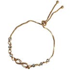 Fako Bijoux - Dames Armband Infinity Strass Kristal -, Verzenden, Nieuw