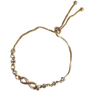 Fako Bijoux - Dames Armband Infinity Strass Kristal -, Verzenden, Nieuw