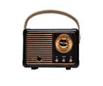2dekans | Denver Zwart brons Vintage Radiobox - BTP-203B -, Audio, Tv en Foto, Luidsprekerboxen, Ophalen of Verzenden, Nieuw