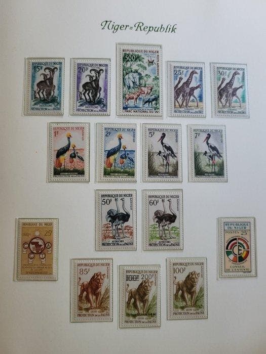 Niger - Postzegelalbum van de Republiek Niger, Timbres & Monnaies, Timbres | Amérique