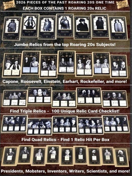 2026 Pieces of the Past: Roaring 20’s One Time Edition, Collections, Collections Autre