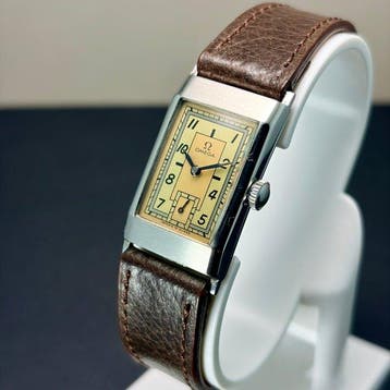 Omega - * Art Deco Tank Case Elegant Two-Tone Dial * -, Nieuw