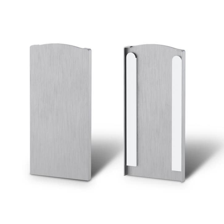 Eindkap glazen balustrade vloermontage 1.0kN-aluminium, Doe-het-zelf en Bouw, Glas en Ramen, Nieuw, Verzenden