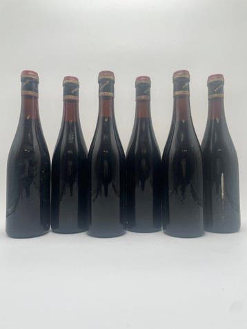1970 Prandi Barolo - Piëmont DOCG - 6 Flessen (0.75 liter)