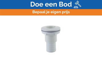 Bieden: Trudesign 32mm Marine Tru-Hull Skin Fitting White -, Watersport en Boten, Ophalen of Verzenden, Nieuw