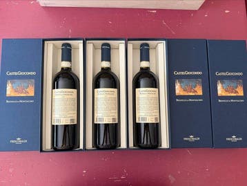 2020 Castelgiocondo - Brunello di Montalcino - 3 Flessen, Nieuw