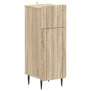 vidaXL Badkamer Opbergkast ZWOLLE Sonoma Eiken 30 x 31 x, Verzenden, Nieuw