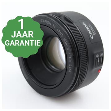 10% korting | Canon EF 50mm F/1.8 STM | Tweedehands, Verzenden, Zo goed als nieuw