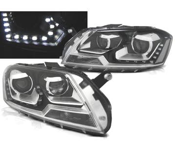 PHARES VOLKSWAGEN VW PASSAT B7 10-14 FEUX DIURNES FOND NOIR, Verzenden, Nieuw