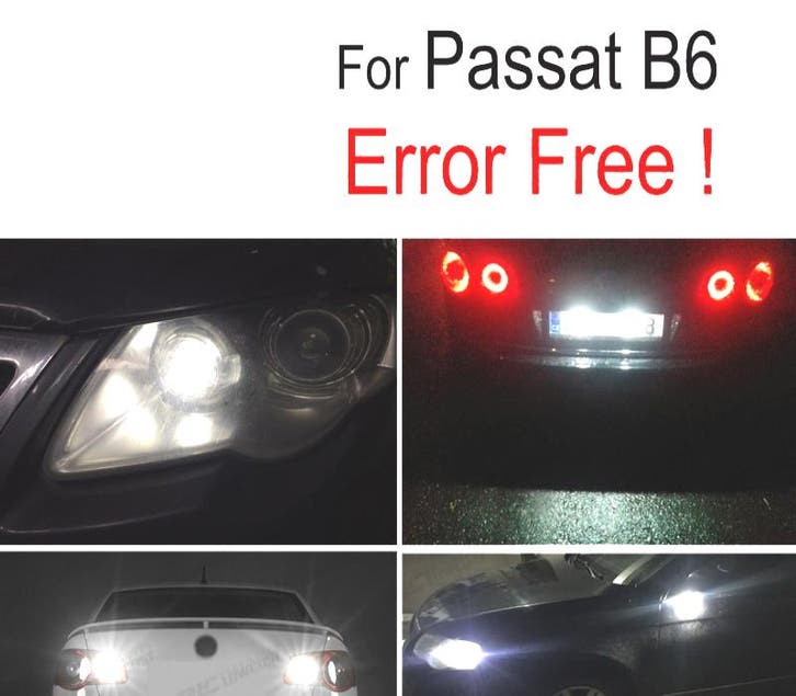 Kit 8 Ampoules Led Intérieur Pour Volkswagen Vw Passat B6 Be, Auto-onderdelen, Verlichting, Verzenden