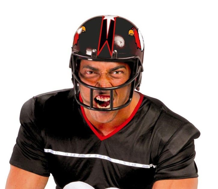 American Football Helm Zwart, Hobby & Loisirs créatifs, Articles de fête, Envoi