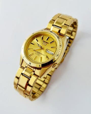 Seiko - Mens Seiko 5 Automatic Gold 21 Jewels (Ref.