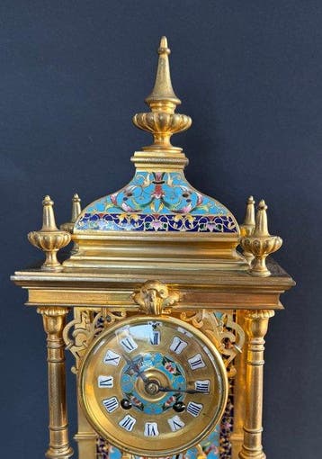 Pendule - - Verguld messing - 1850-1900, Antiek en Kunst