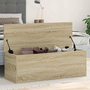 vidaXL Opbergbox 102x35x35 cm bewerkt hout sonoma, Verzenden, Nieuw