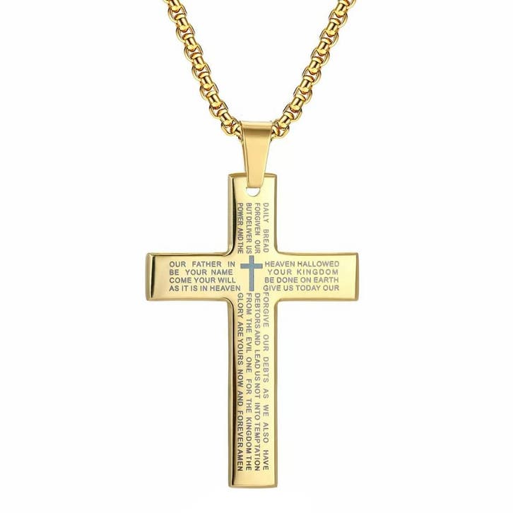 Fako Bijoux - Cubaans Kruis Voor Mannen Large - Ketting Met, Handtassen en Accessoires, Kettingen, Verzenden