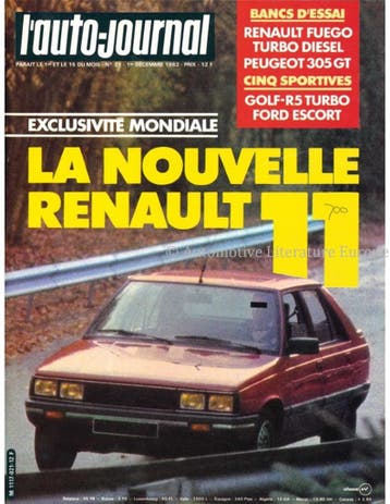 1984 LAUTO-JOURNAL MAGAZINE 13 FRANS, Nieuw