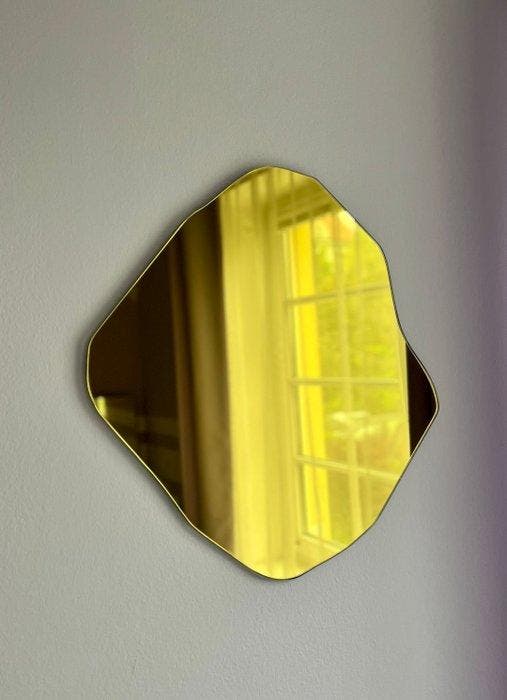 Andrea Lussoli - Spiegel - spiegel - Gouden spiegel, Antiquités & Art, Art | Objets design
