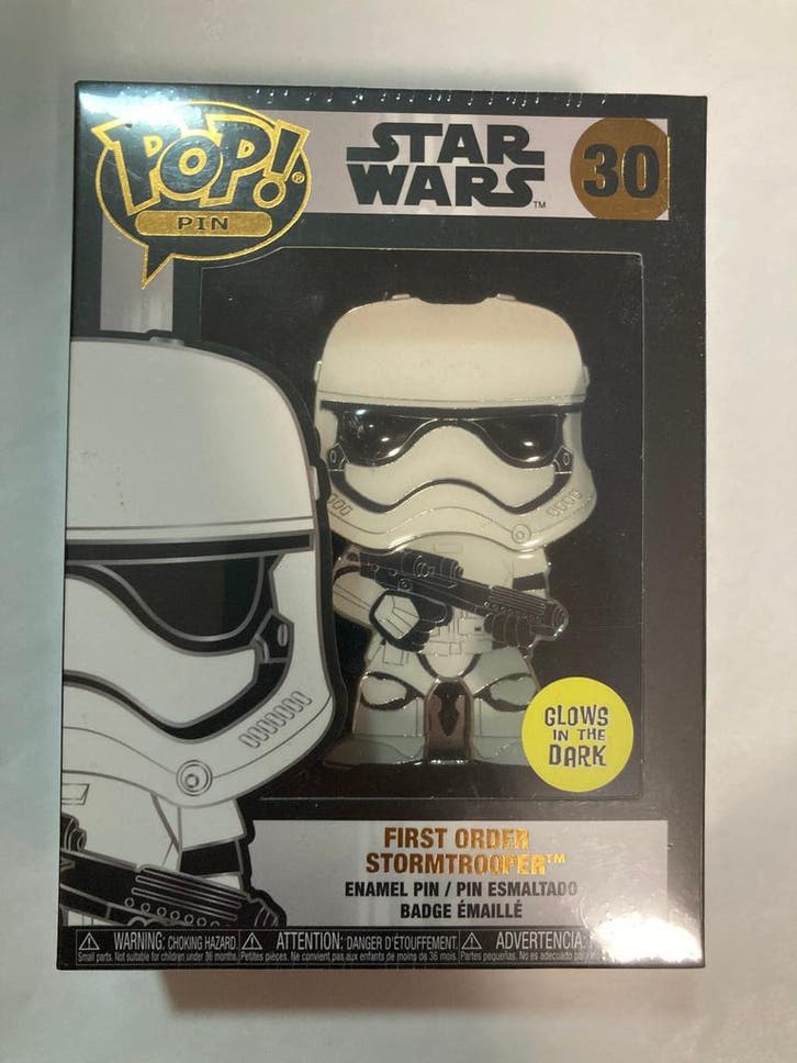 POP PIN STAR WARS FIRST ORDER STORMTROOPER (TOYS), Verzamelen, Film en Tv, Gebruikt
