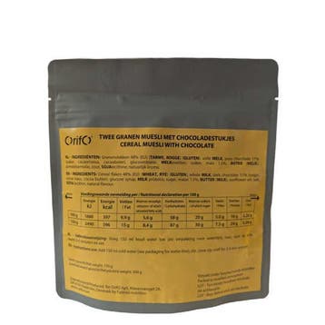 Twee Granen Muesli met Chocoladestukjes - Orifo, Verzenden