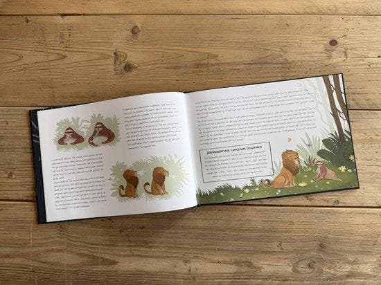 Leeuw & Luiaard: ademavonturen in de jungle [kinderboek], Livres, Livres Autre, Envoi