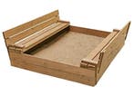 Zandbak Vurenhout | 160x160 | Nieuw | Gratis Verzending, 100 cm of meer, Vierkant, Nieuw, Ophalen of Verzenden