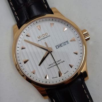 Mido - Multifort Chronometer Day-Date COSC -, Handtassen en Accessoires, Horloges | Heren, Nieuw