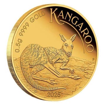 Australië. 2 Dollars 2025 0.5g $2 AUD Australia Gold Mini