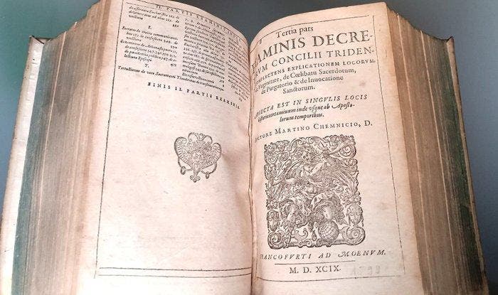Martinus Chemnicus - Examen decretorum Concilii Tridentini -, Antiquités & Art, Antiquités | Livres & Manuscrits