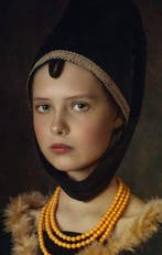 Svetlana Melik-Nubarova - Classic portrait with yellow lemon