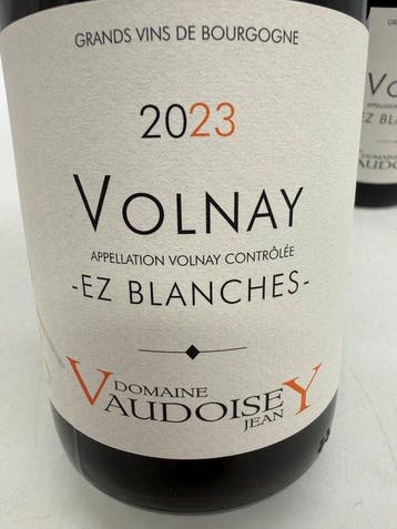 2023 Domaine Vaudoisey Ez Blanches - Volnay - 3 Flessen