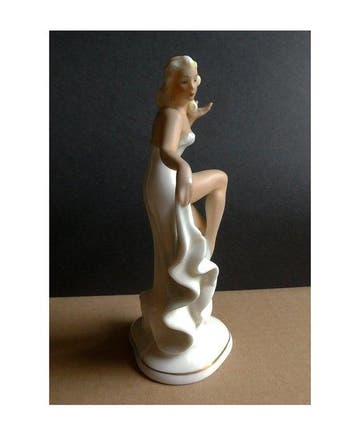 Schaubach - Figurine - Tänzerin - Porcelaine