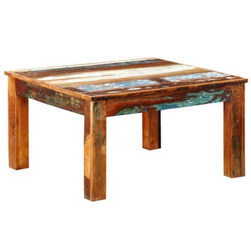 vidaXL Salontafel vierkant gerecycled hout, Verzenden, Nieuw