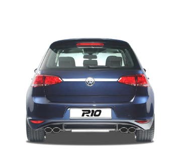 Difuseur Pour Volkswagen Vw Golf 7 Vii 12-17 Look R132 Sorti, Verzenden