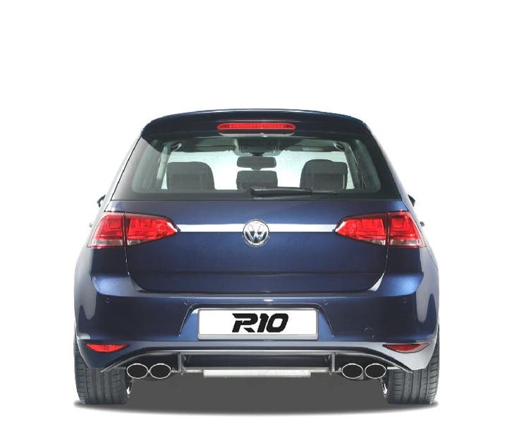 Difuseur Pour Volkswagen Vw Golf 7 Vii 12-17 Look R132 Sorti, Auto-onderdelen, Carrosserie, Verzenden