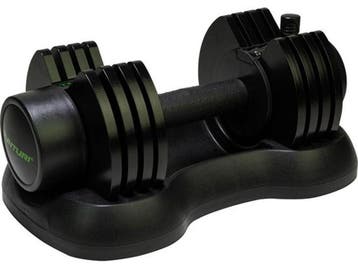 Tunturi Selector Dumbbell - Verstelbaar van 2,5kg tot 12,5kg, Sport en Fitness, Overige Sport en Fitness, Verzenden, Zo goed als nieuw
