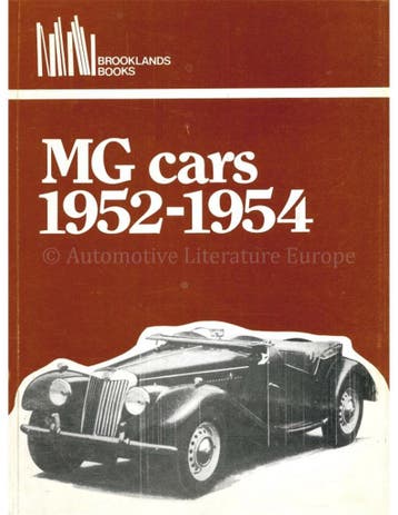 MG CARS 1952 - 1954 (BROOKLANDS), Nieuw