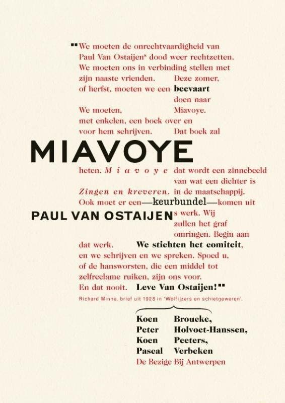Miavoye (9789085425908, Koen Peeters), Livres, Romans, Envoi