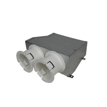 Verloop Click Fix 2xø90 - 70x170mm, Verzenden, Nieuw