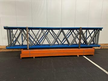 Palletstelling - 6 staanders 5300x1100 - Totale lengte: 20m6, Ophalen of Verzenden
